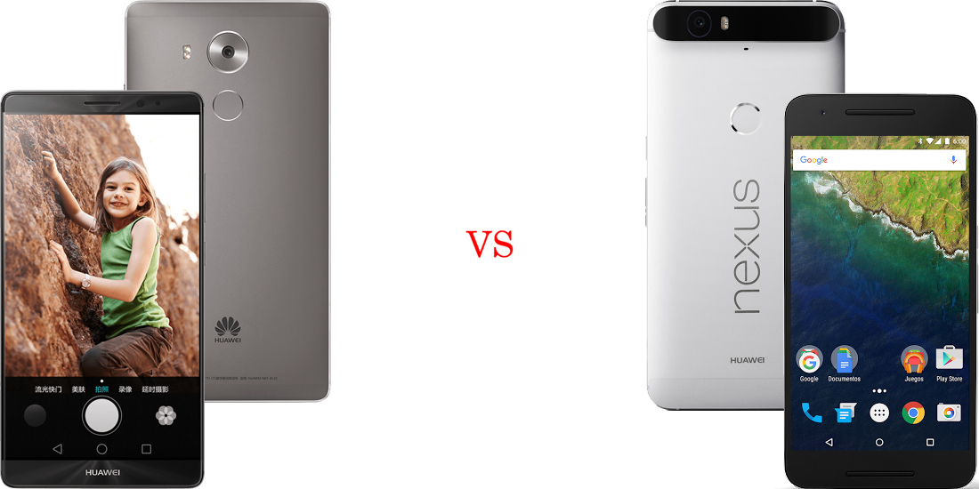Huawei Mate 8 versus Nexus 6P 1